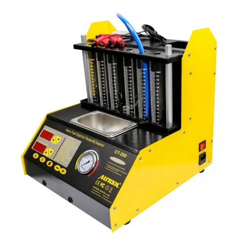 AUTOOL CT200 Ultrasonic Fuel Injector Cleaner & Tester Support 110V/220V with English Panel
AUTOOL CT200 Ultrasonic Fuel Injector Cleaner & Tester Support 110V/220V with English Panel