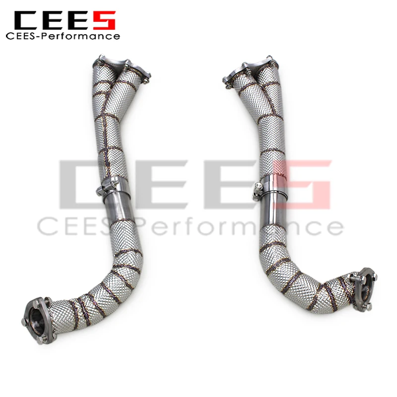Cees Free Flow Pipes No Cat Downpipe для Porsche 718 Cayman GTS 4.0L 2024+ Система выхлопных коллекторов из нержавеющей стали с теплозащитным кожухом
Cees Free Flow Pipes No Cat Downpipe для Porsche 718 Cayman GTS 4.0L 2024+ Система выхлопных коллекторов из нержавеющей стали с теплозащитным кожухом