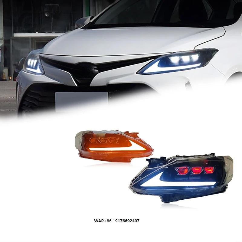 FT Car Lights ForToyota Vios Headlights 2017-2019 Upgrade LED Projetor Headlamp Daytime Running Light Automotive Accessories
FT Car Lights ForToyota Vios Headlights 2017-2019 Upgrade LED Projetor Headlamp Daytime Running Light Automotive Accessories