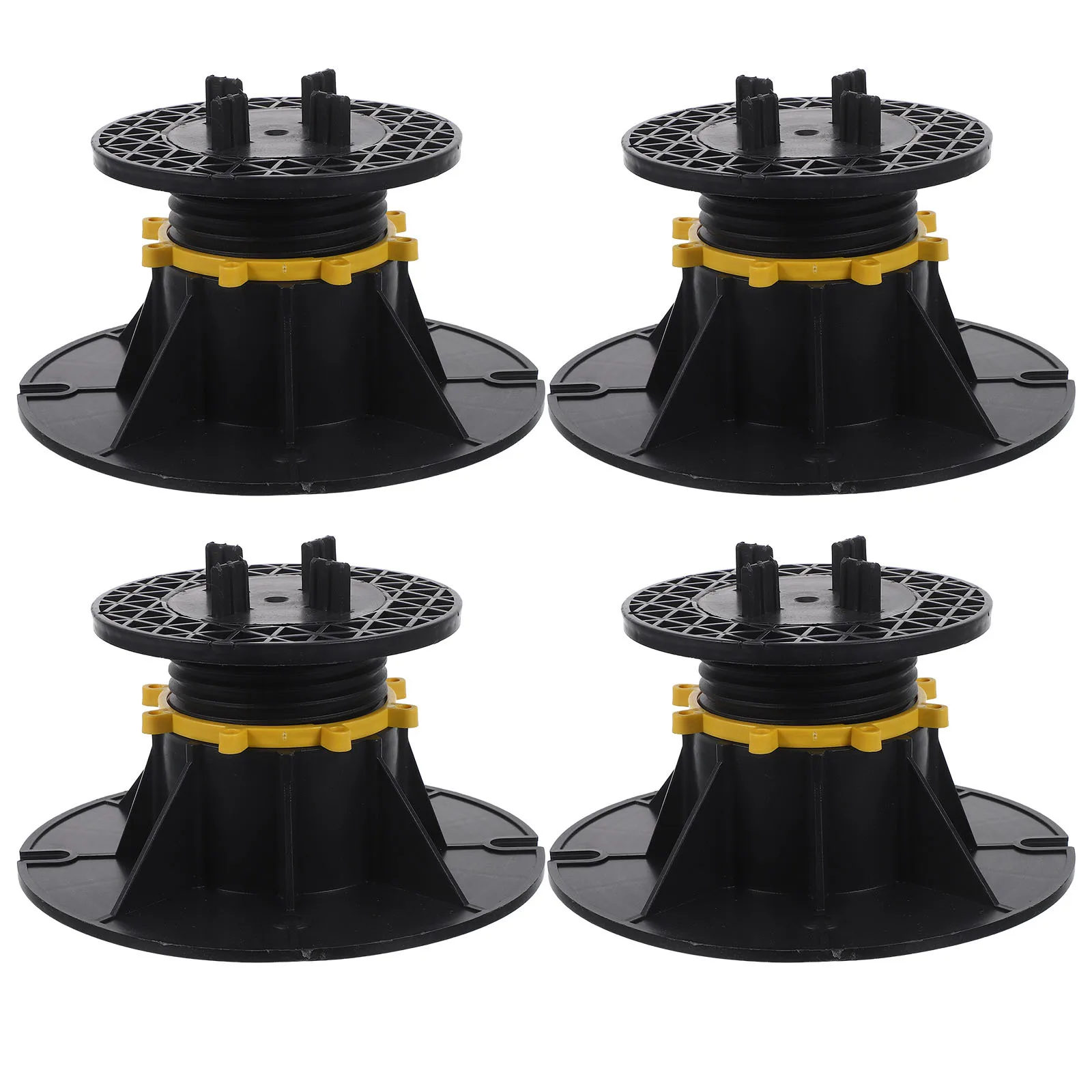 4pcs Outdoor Floor Support Pedestal 70-110Mm Adjustable Plastic Decking Leveling System For Patio Garden Deck Foundation Base
4pcs Outdoor Floor Support Pedestal 70-110Mm Adjustable Plastic Decking Leveling System For Patio Garden Deck Foundation Base