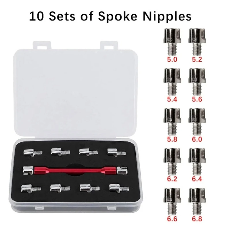 Dirt Bike ATV Scooter Motorcycle Spoke Wrench Spance Repair Tool With 10PCS Interchangeable Tips 5.0~6.8MM
Dirt Bike ATV Scooter Motorcycle Spoke Wrench Spance Repair Tool With 10PCS Interchangeable Tips 5.0~6.8MM