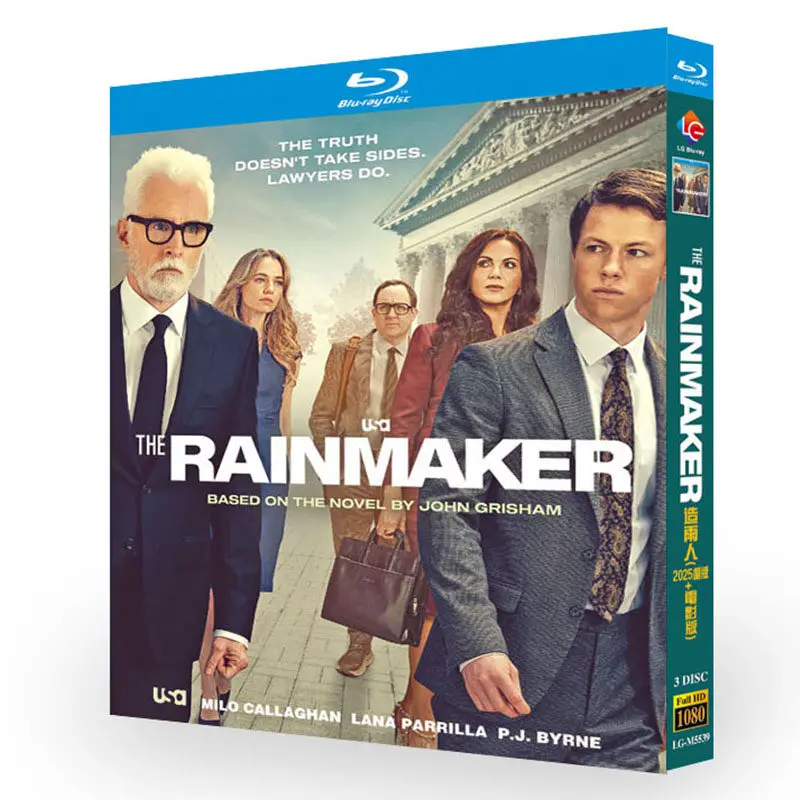 BD Blu-ray: Телесериал «Дождевик» (The Rainmaker) 2025, издание серии + киноверсия, 3-дисковый бокс-сет
BD Blu-ray: Телесериал «Дождевик» (The Rainmaker) 2025, издание серии + киноверсия, 3-дисковый бокс-сет