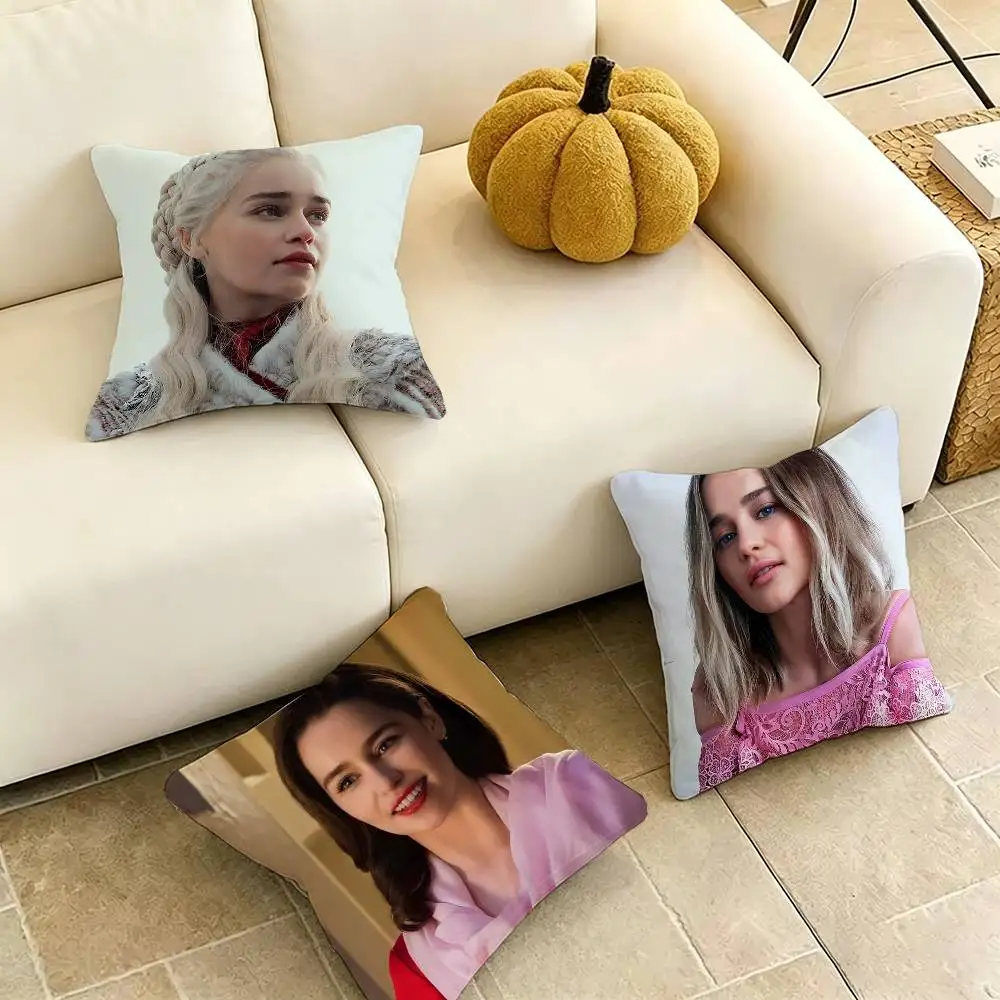 Emilia C-Clarke Daenerys Pillow Case Square Double-Sided Sofa Cushion Cover Bedroom Bedside Pillow Gift
Emilia C-Clarke Daenerys Pillow Case Square Double-Sided Sofa Cushion Cover Bedroom Bedside Pillow Gift