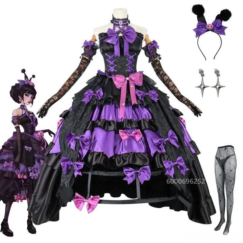 In Stock Identity V Bloody Queen Kuromi Cosplay Costume Black Lolita Gothic Long Dress with Wig Full Set for Halloween Xmas
In Stock Identity V Bloody Queen Kuromi Cosplay Costume Black Lolita Gothic Long Dress with Wig Full Set for Halloween Xmas