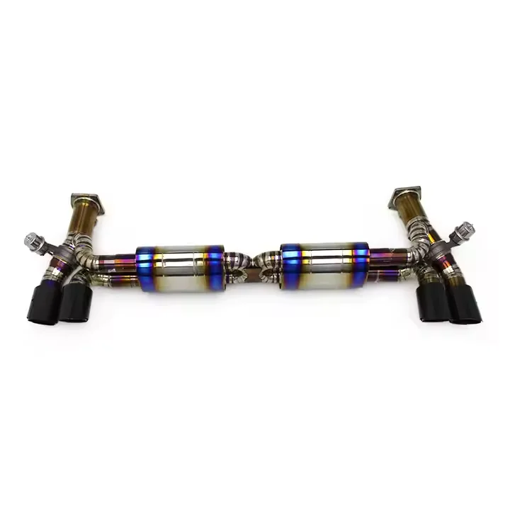 OEM Titanium Catback Exhaust System For Porsche 911 991.2 Turbo S 2016-2018 Vacuum Valve Muffler With Remote Control
OEM Titanium Catback Exhaust System For Porsche 911 991.2 Turbo S 2016-2018 Vacuum Valve Muffler With Remote Control