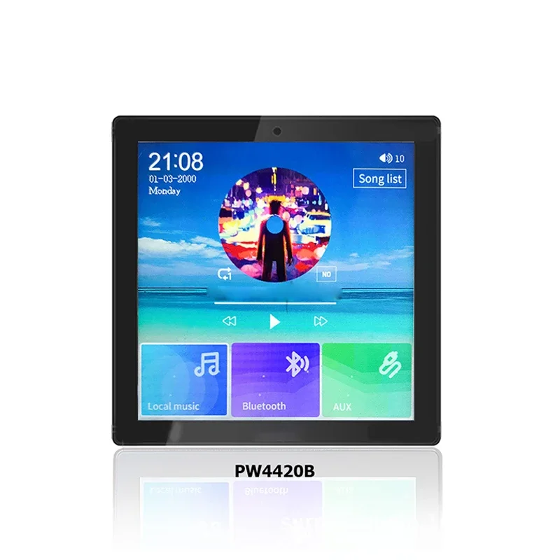 Bluetooth Wall Amplifier Smart Home Audio Mini Touch Screen 4 Inches Stereo Sound Music Panel PA System Loudspeaker Ceiling Spea
Bluetooth Wall Amplifier Smart Home Audio Mini Touch Screen 4 Inches Stereo Sound Music Panel PA System Loudspeaker Ceiling Spea