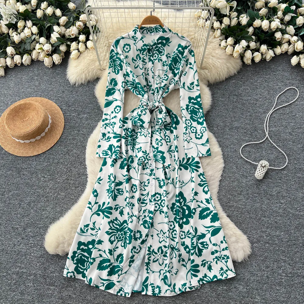 Элегантное платье на пуговицах с длинными рукавами, корейское модное вечернее платье, офисное женское осеннее женское платье трапециевидной формы
Элегантное платье на пуговицах с длинными рукавами, корейское модное вечернее платье, офисное женское осеннее женское платье трапециевидной формы