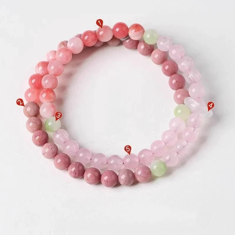 Beaded Bracelet for Women Double Layer Shoushan Stone Aquamarine Rose Quartz Delicate Stackable Fashion Jewelry Daily Wear Gift
Beaded Bracelet for Women Double Layer Shoushan Stone Aquamarine Rose Quartz Delicate Stackable Fashion Jewelry Daily Wear Gift