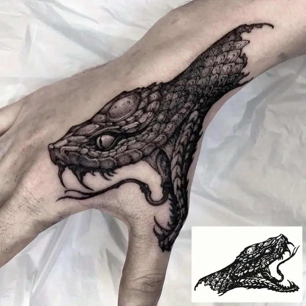 1 Sheet Herbal Snake Tattoo Sticker Waterproof And Long-Lasting Temporary Tattoo
1 Sheet Herbal Snake Tattoo Sticker Waterproof And Long-Lasting Temporary Tattoo