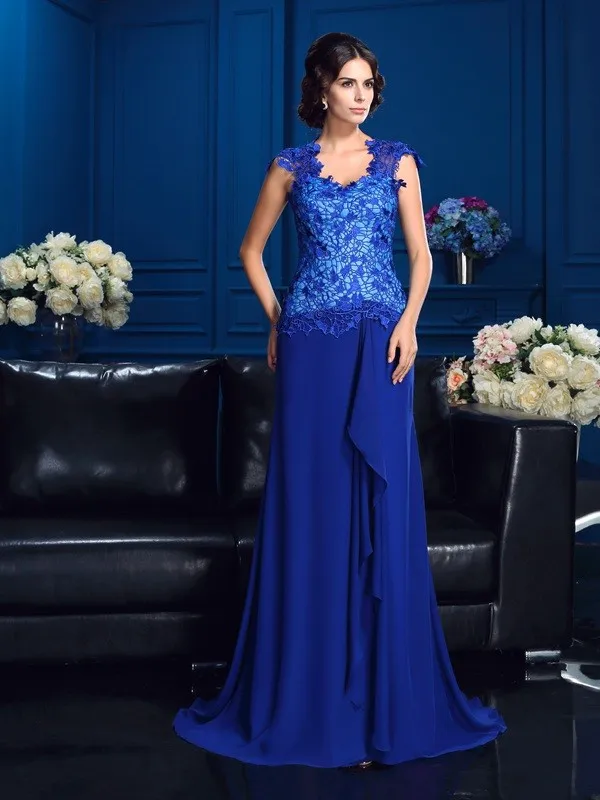 Blue Mother Of The Bride Dresses Mermaid Cap Sleeves Chiffon Lace Plus Size Long Groom Mother Dresses For Wedding Customized
Blue Mother Of The Bride Dresses Mermaid Cap Sleeves Chiffon Lace Plus Size Long Groom Mother Dresses For Wedding Customized