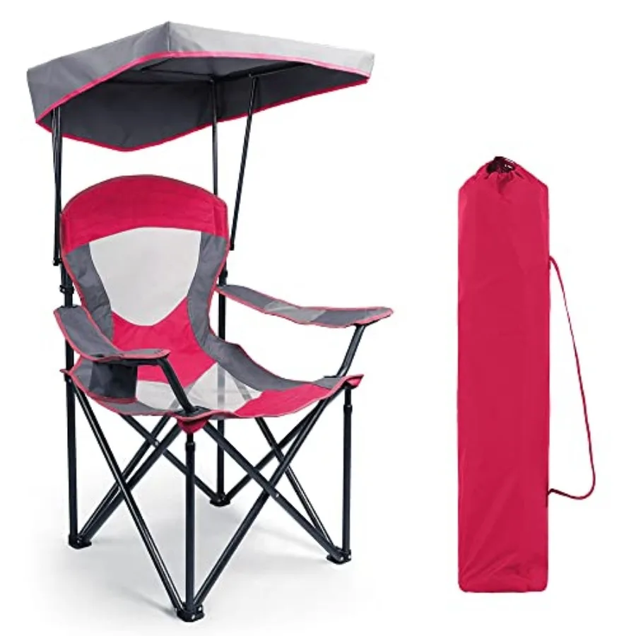 Camping Chairs with Shade, Heavy Duty Canopy Lounge Chair Sunshade Hiking Travel Chair with Cup Holder for Outdoor, Camping, Be
Camping Chairs with Shade, Heavy Duty Canopy Lounge Chair Sunshade Hiking Travel Chair with Cup Holder for Outdoor, Camping, Be