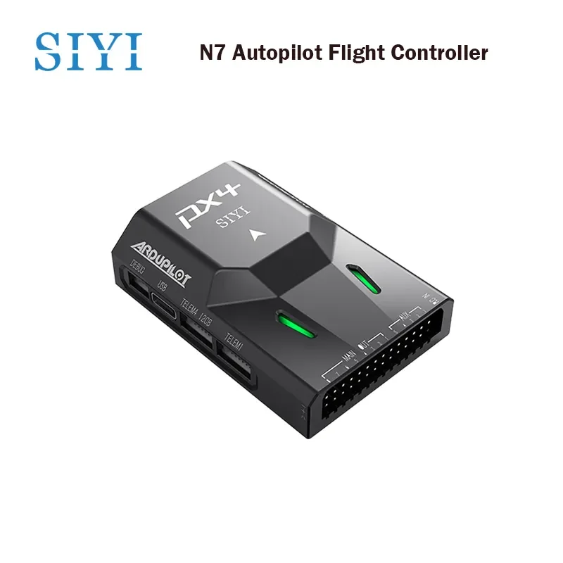 SIYI N7 Autopilot Flight Controller Compatible with Ardupilot and PX4 Ecosystem M9N GPS and 2 to 14S Power Module for Drone UAV
SIYI N7 Autopilot Flight Controller Compatible with Ardupilot and PX4 Ecosystem M9N GPS and 2 to 14S Power Module for Drone UAV