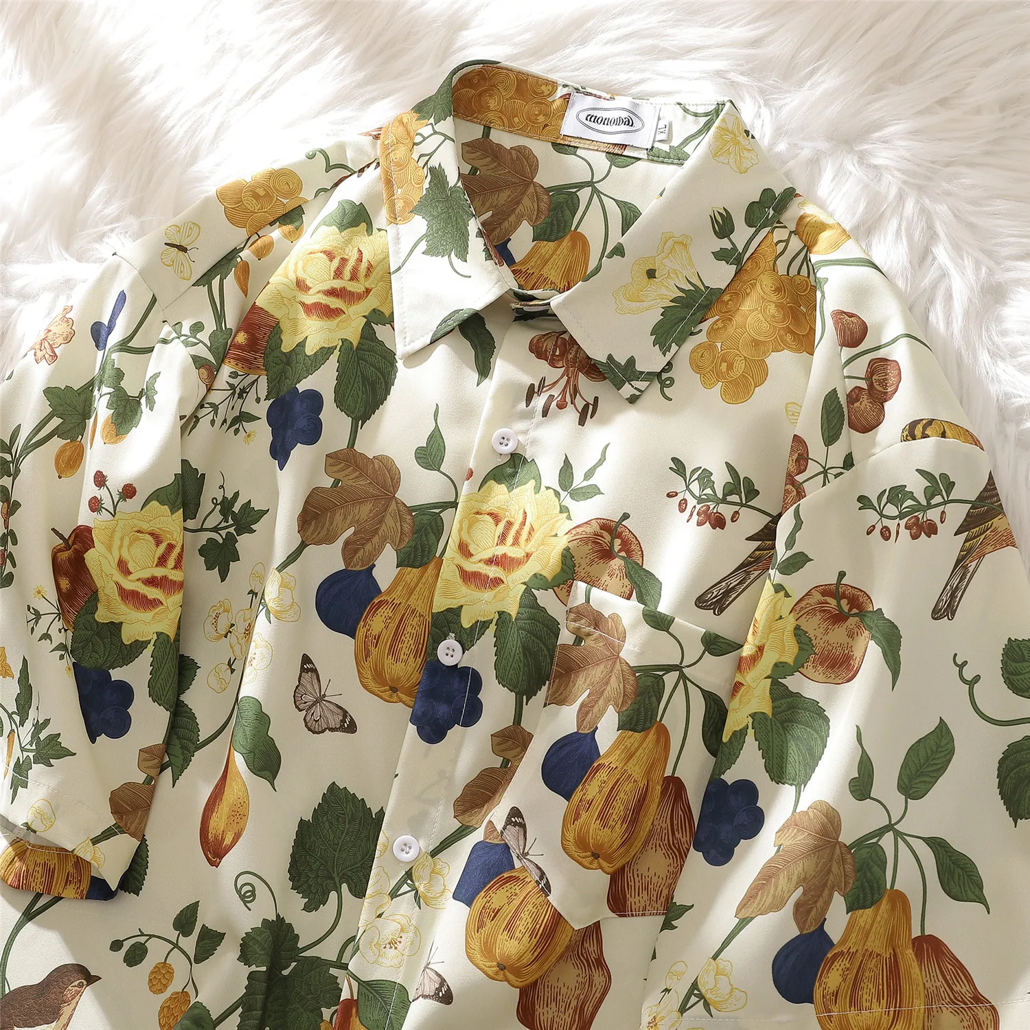 Винтажная гавайская рубашка для мужчин, тонкая летняя рубашка с коротким рукавом, шикарный ретро-топ в гонконгском стиле, молодежная модная рубашка из ледяного шелка
Винтажная гавайская рубашка для мужчин, тонкая летняя рубашка с коротким рукавом, шикарный ретро-топ в гонконгском стиле, молодежная модная рубашка из ледяного шелка