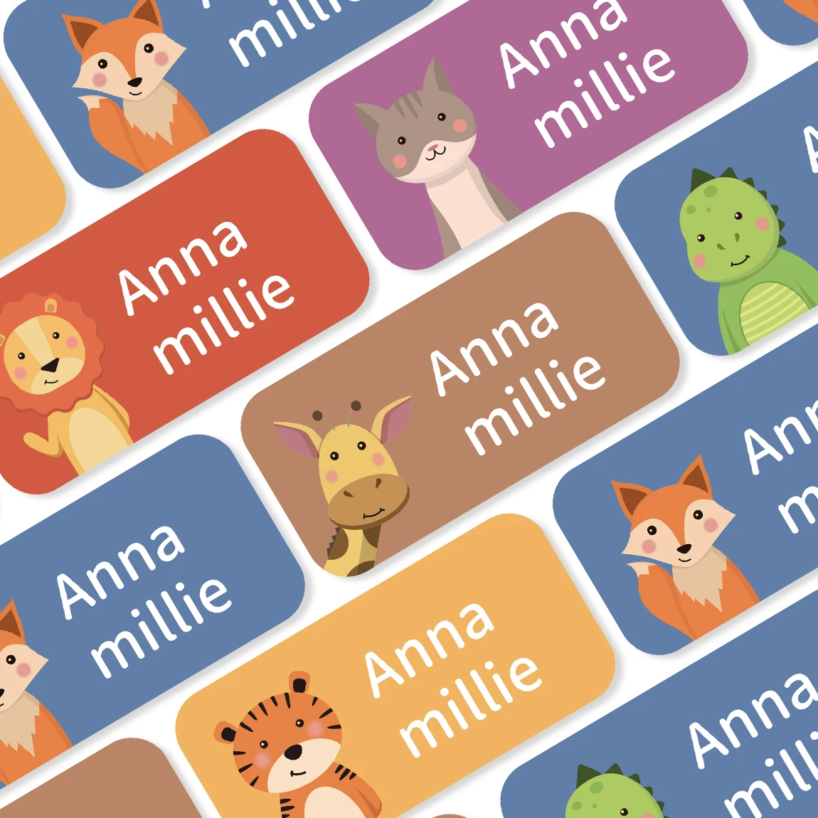 2 листа, 72 шт., персонализированные наклейки с именами с милыми животными, водонепроницаемые этикетки на заказ для детской школы, бутылки с водой, книги
2 листа, 72 шт., персонализированные наклейки с именами с милыми животными, водонепроницаемые этикетки на заказ для детской школы, бутылки с водой, книги