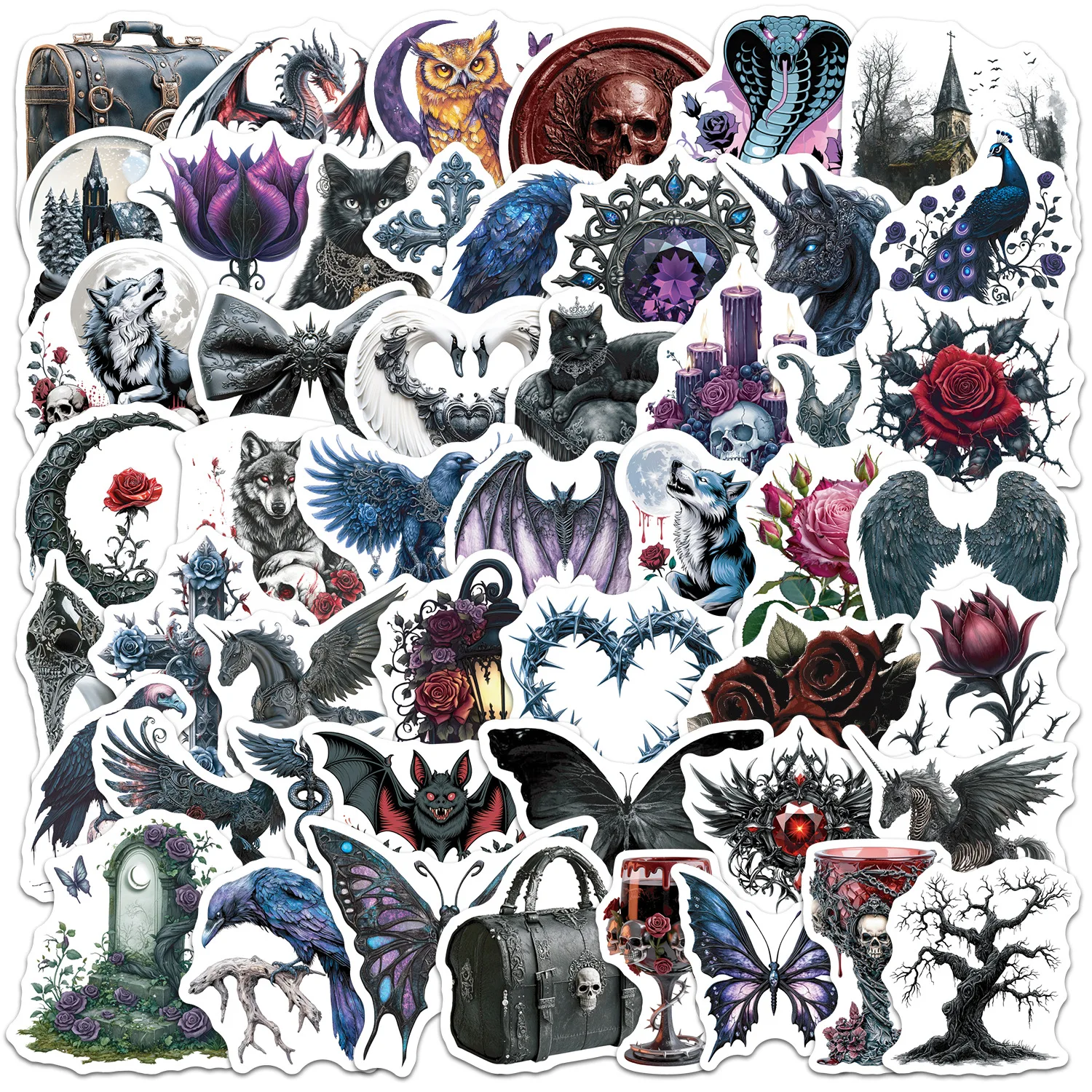 50PCS Aesthetic Gothic Graffiti Stickers Creative Decorative Water Cup Mobile Phone Waterproof DIY Skateboard Computer Toy Gifts
50PCS Aesthetic Gothic Graffiti Stickers Creative Decorative Water Cup Mobile Phone Waterproof DIY Skateboard Computer Toy Gifts