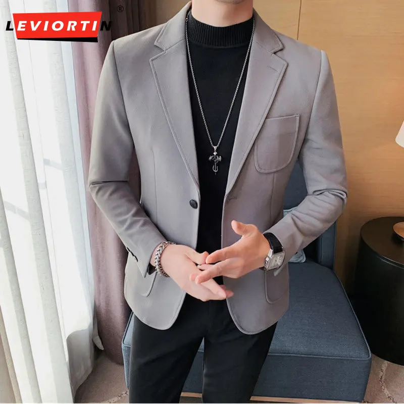Autumn and Winter Korean Fashion design Autumn Winter Casual Suit Men's Jacket Single breasted Business Slim Blazer Formal 4XL
Autumn and Winter Korean Fashion design Autumn Winter Casual Suit Men's Jacket Single breasted Business Slim Blazer Formal 4XL