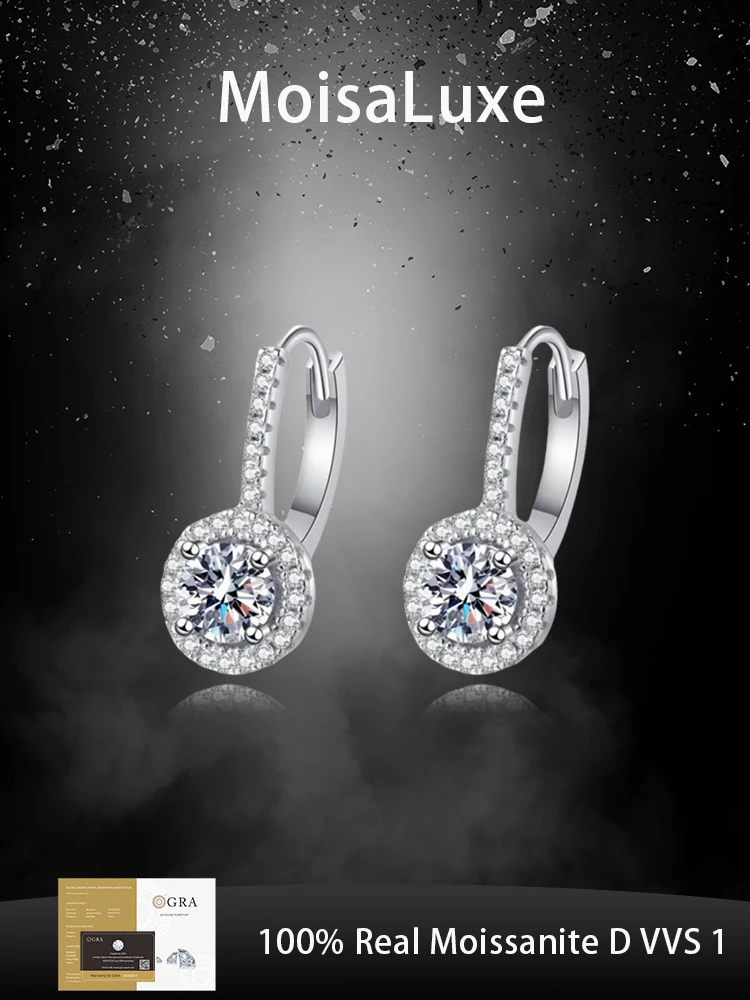 MoisaLuxe Official Store GRA Moissanite Plata Sterling 925 Silver Fashion Jewelry Earrings Round Bag Hoops Piercing Items
MoisaLuxe Official Store GRA Moissanite Plata Sterling 925 Silver Fashion Jewelry Earrings Round Bag Hoops Piercing Items