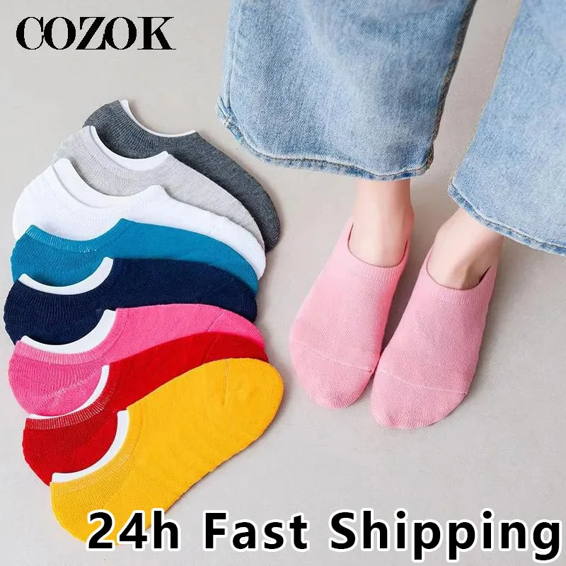 5 Pairs/Lot Women Fashion Towel Bottom Boat Socks Cotton Sport Sweat Breathes Silicone Anti-Slip Invisible Sock Slippers No Show
5 Pairs/Lot Women Fashion Towel Bottom Boat Socks Cotton Sport Sweat Breathes Silicone Anti-Slip Invisible Sock Slippers No Show