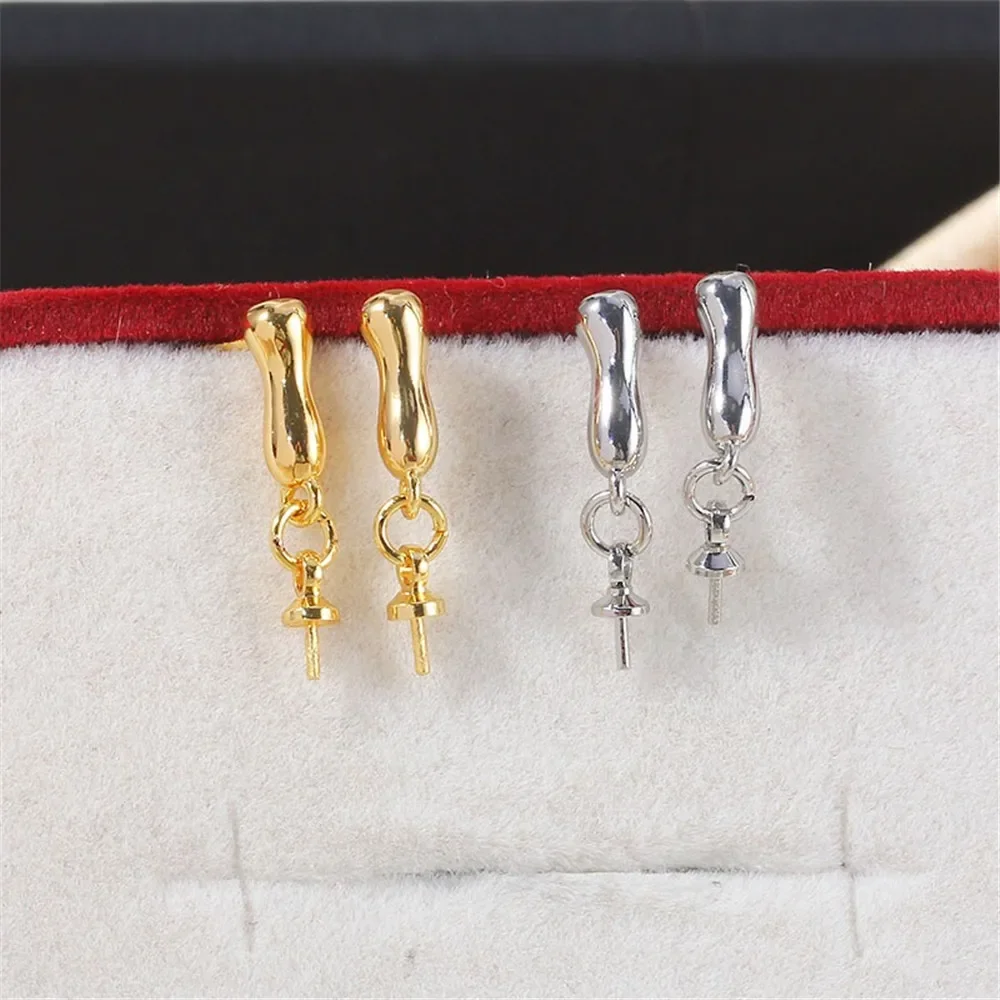 Gold Plated Pearl Earring Settings, DIY Jewelry Making Supplies, Blank Ear Stud Bases for Handmade Accessories, 1pair No Pearl
Gold Plated Pearl Earring Settings, DIY Jewelry Making Supplies, Blank Ear Stud Bases for Handmade Accessories, 1pair No Pearl
