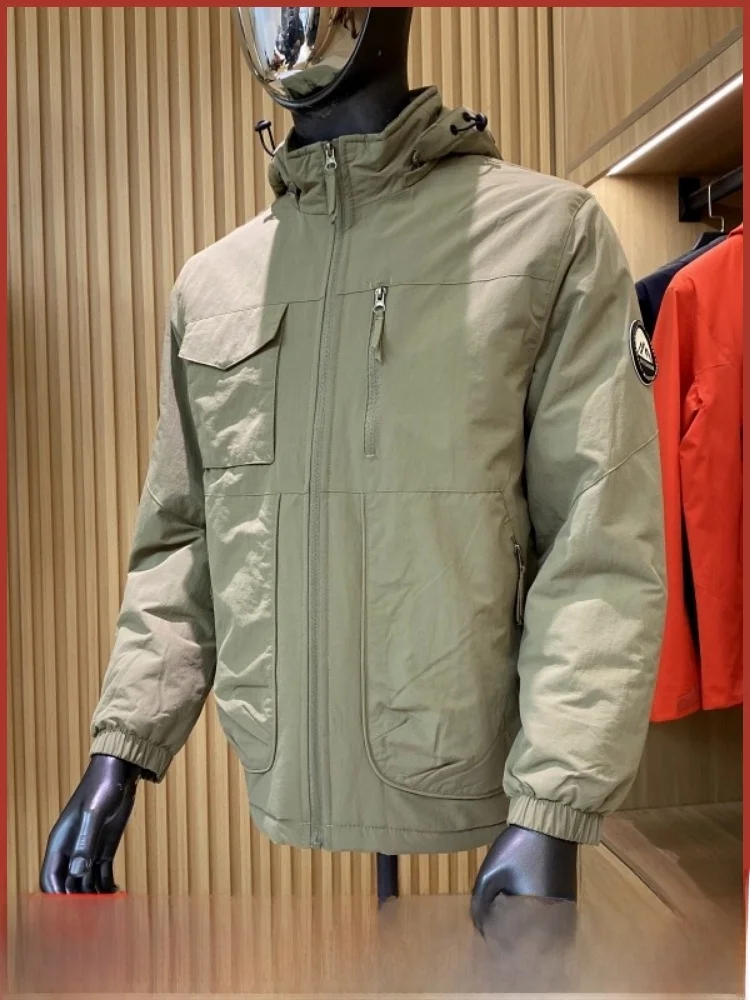Outdoor Casual Fce Lined Thiened Winter Jaet Coat ex Stand Fit Long Sve Zipper Closure Hooded Warm Nylon Fiber
Outdoor Casual Fce Lined Thiened Winter Jaet Coat ex Stand Fit Long Sve Zipper Closure Hooded Warm Nylon Fiber