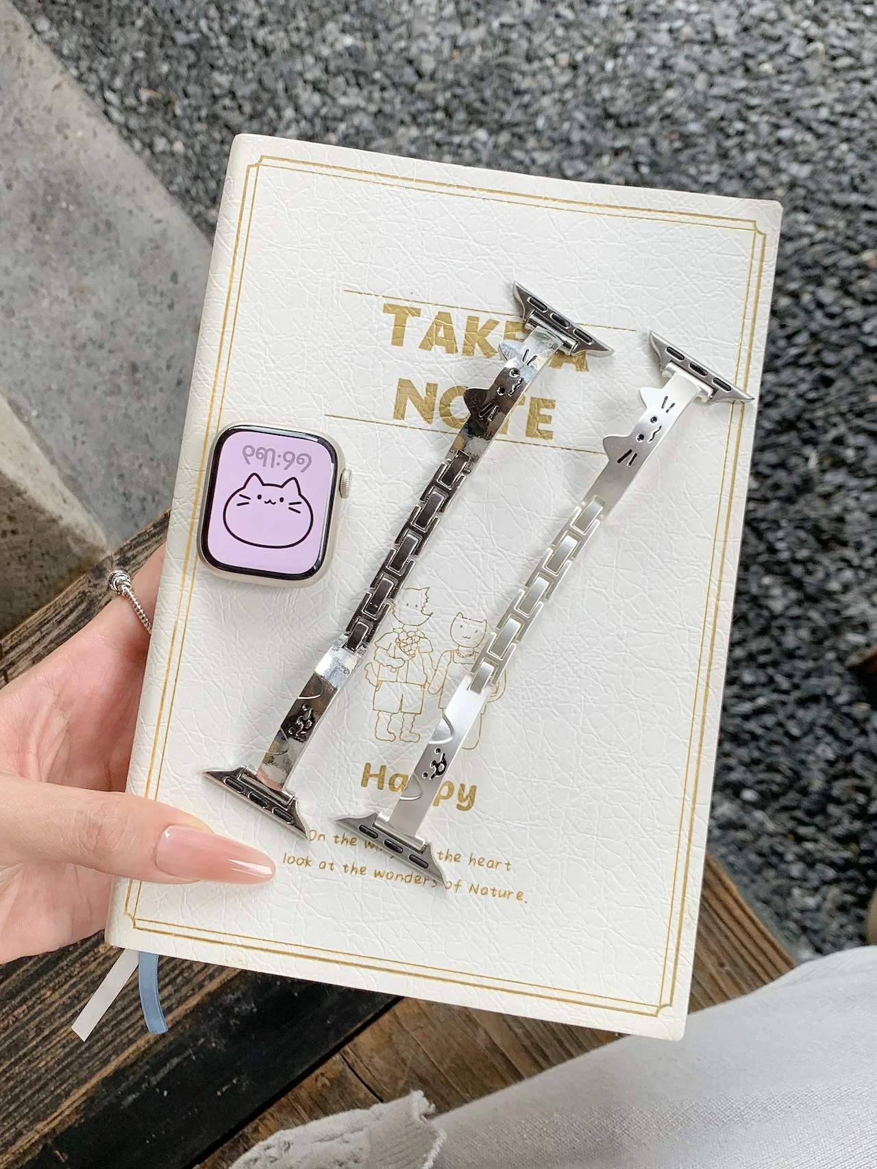 Cat-Shaped Bracelet Watch Strap Model For Apple Watch S11 10 49 46 45 44 42-38mm For iwatch Ultra S11/10/9/8 Replacement Strap
Cat-Shaped Bracelet Watch Strap Model For Apple Watch S11 10 49 46 45 44 42-38mm For iwatch Ultra S11/10/9/8 Replacement Strap