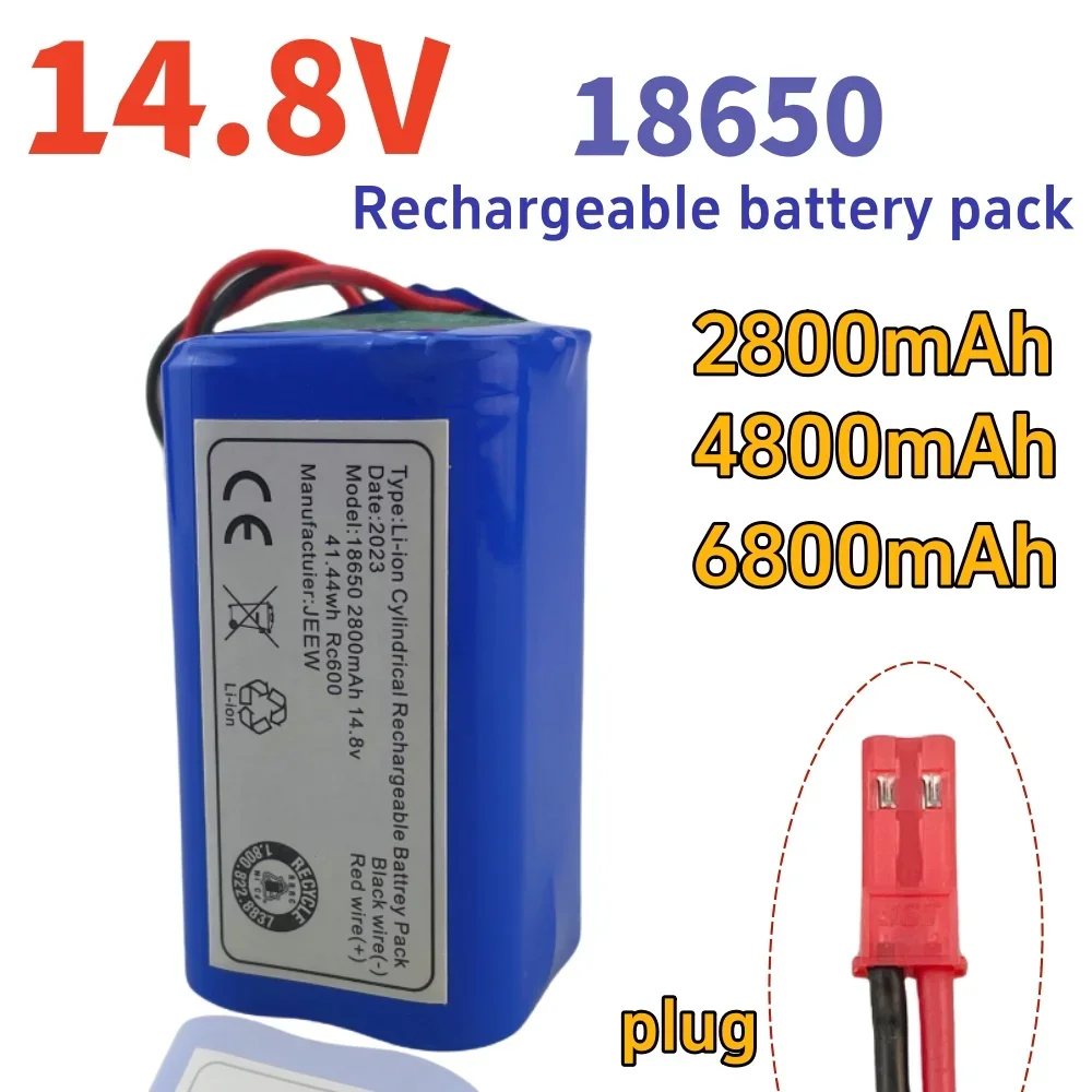 18650 14.8V 2800/4800/6800mAh lithium-ion battery, suitable for replacing robot vacuum cleaner batteries in Xiaomi G1 Mi Essenti
18650 14.8V 2800/4800/6800mAh lithium-ion battery, suitable for replacing robot vacuum cleaner batteries in Xiaomi G1 Mi Essenti