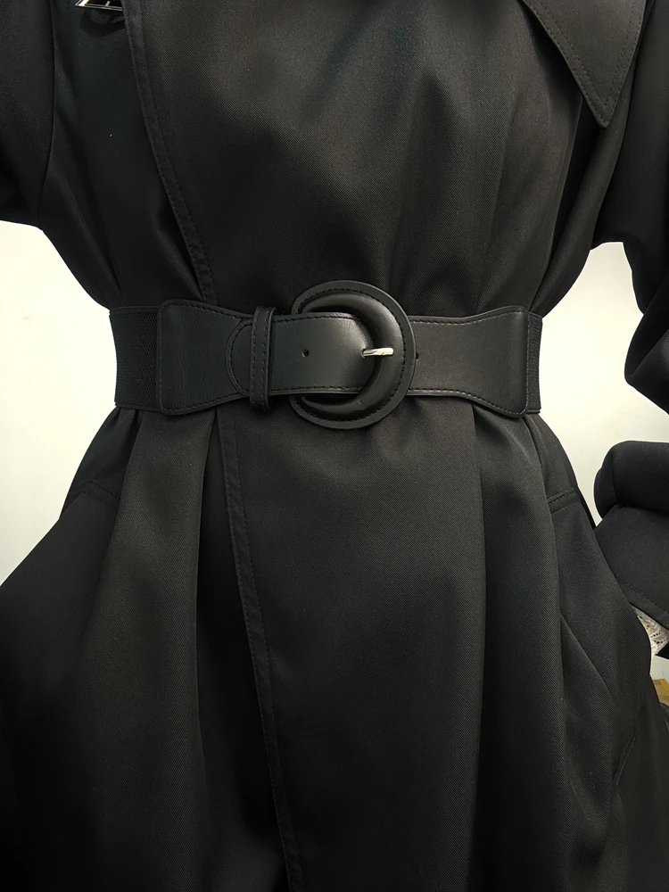 1pcs black waist belt women's sweater dress leather belt wide outerwear trench coat versatile waist cincher 2025 new accessories
1pcs black waist belt women's sweater dress leather belt wide outerwear trench coat versatile waist cincher 2025 new accessories