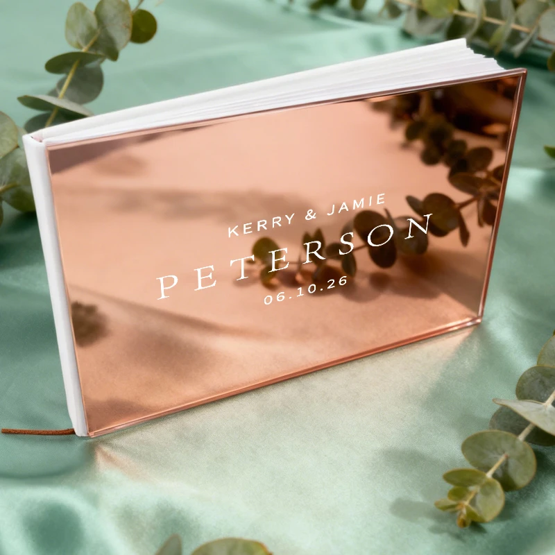 Personalized Wedding Guest Book Mirror Rose Gold Acrylic Cover Guest Book Custom Guest Book, Wedding Anniversary Keepsakes Gifts
Personalized Wedding Guest Book Mirror Rose Gold Acrylic Cover Guest Book Custom Guest Book, Wedding Anniversary Keepsakes Gifts
