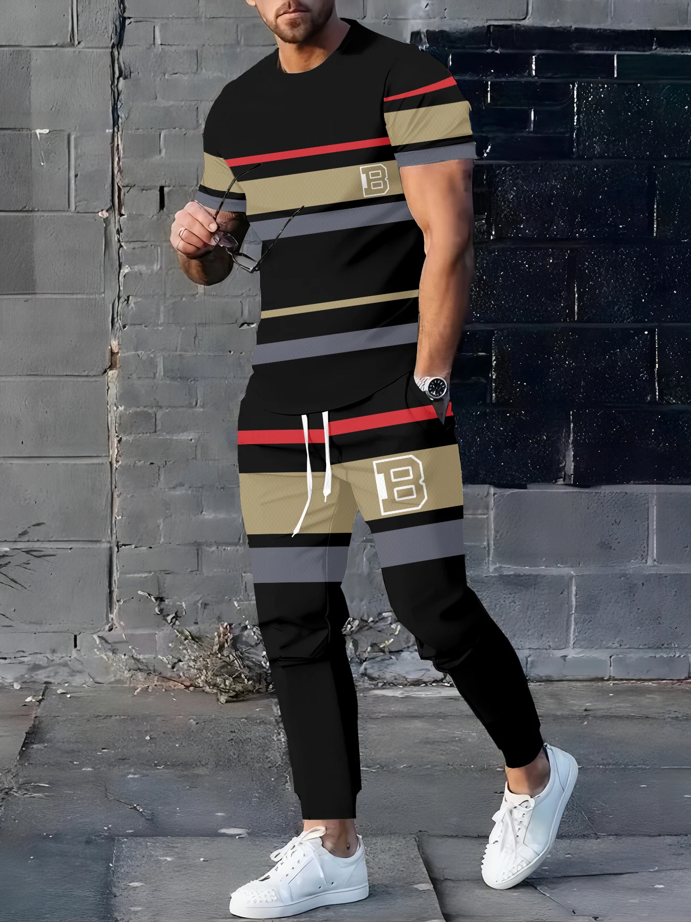 2026 Summer Men's Suit with Stripes Print Breathable Lightweight Casual and Fashionable Outdoor Men's Clothing
2026 Summer Men's Suit with Stripes Print Breathable Lightweight Casual and Fashionable Outdoor Men's Clothing