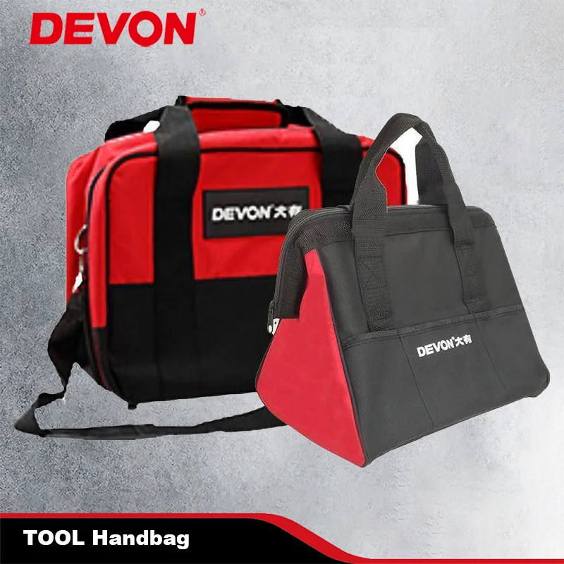 Devon Tool Handbag Double Layer Oxford Cloth Portable Waterproof Anti-Fall for Tools Packaging Storage and Electrician Bags
Devon Tool Handbag Double Layer Oxford Cloth Portable Waterproof Anti-Fall for Tools Packaging Storage and Electrician Bags