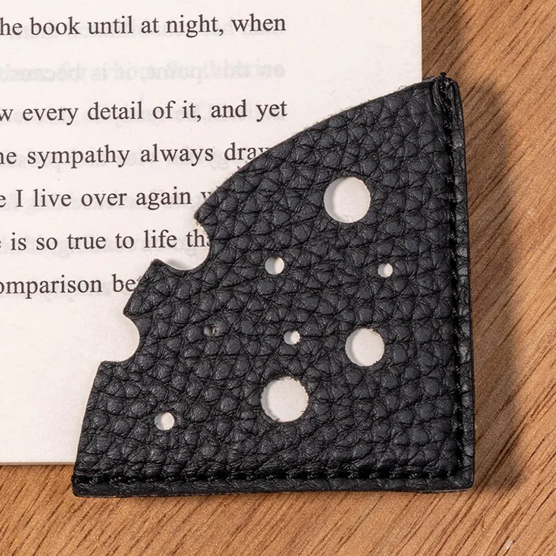 Creative Cute Cheese Design PU Leather Bookmark Page Holder Book Corner Protector For Students Anti Curl Book Accessories Gift
Creative Cute Cheese Design PU Leather Bookmark Page Holder Book Corner Protector For Students Anti Curl Book Accessories Gift