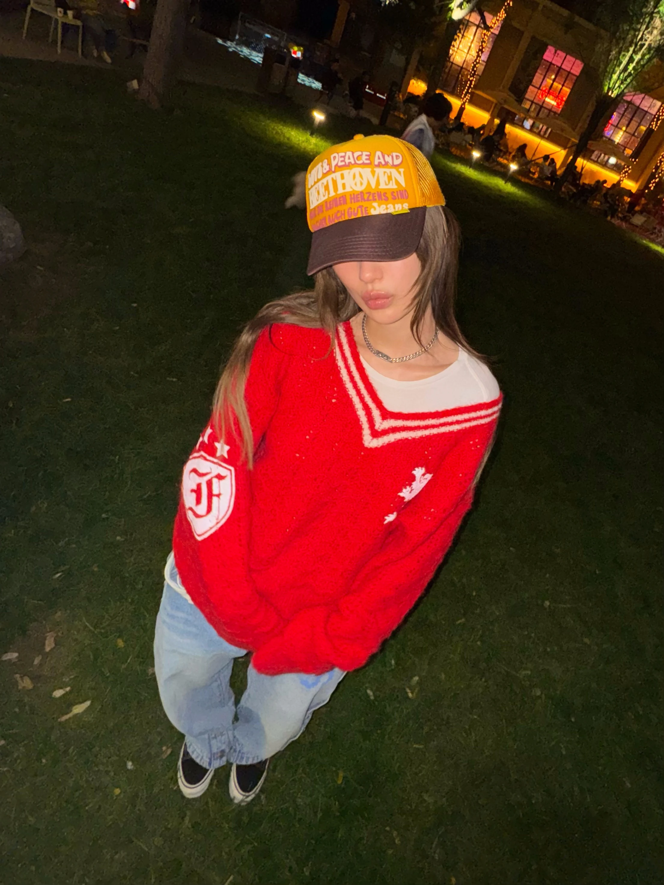 Fourfor 58 V-Ne Faded Print Sweater Thiened Knitting V Polyester Acrylic Wool Nylon Autumn Winter Women's Sweater
Fourfor 58 V-Ne Faded Print Sweater Thiened Knitting V Polyester Acrylic Wool Nylon Autumn Winter Women's Sweater