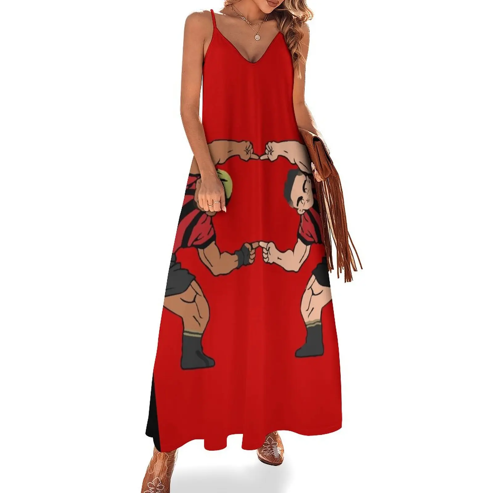 Friend Fusion! Sleeveless Dress evening dress woman wedding guest dress 2025 Beachwear
Friend Fusion! Sleeveless Dress evening dress woman wedding guest dress 2025 Beachwear