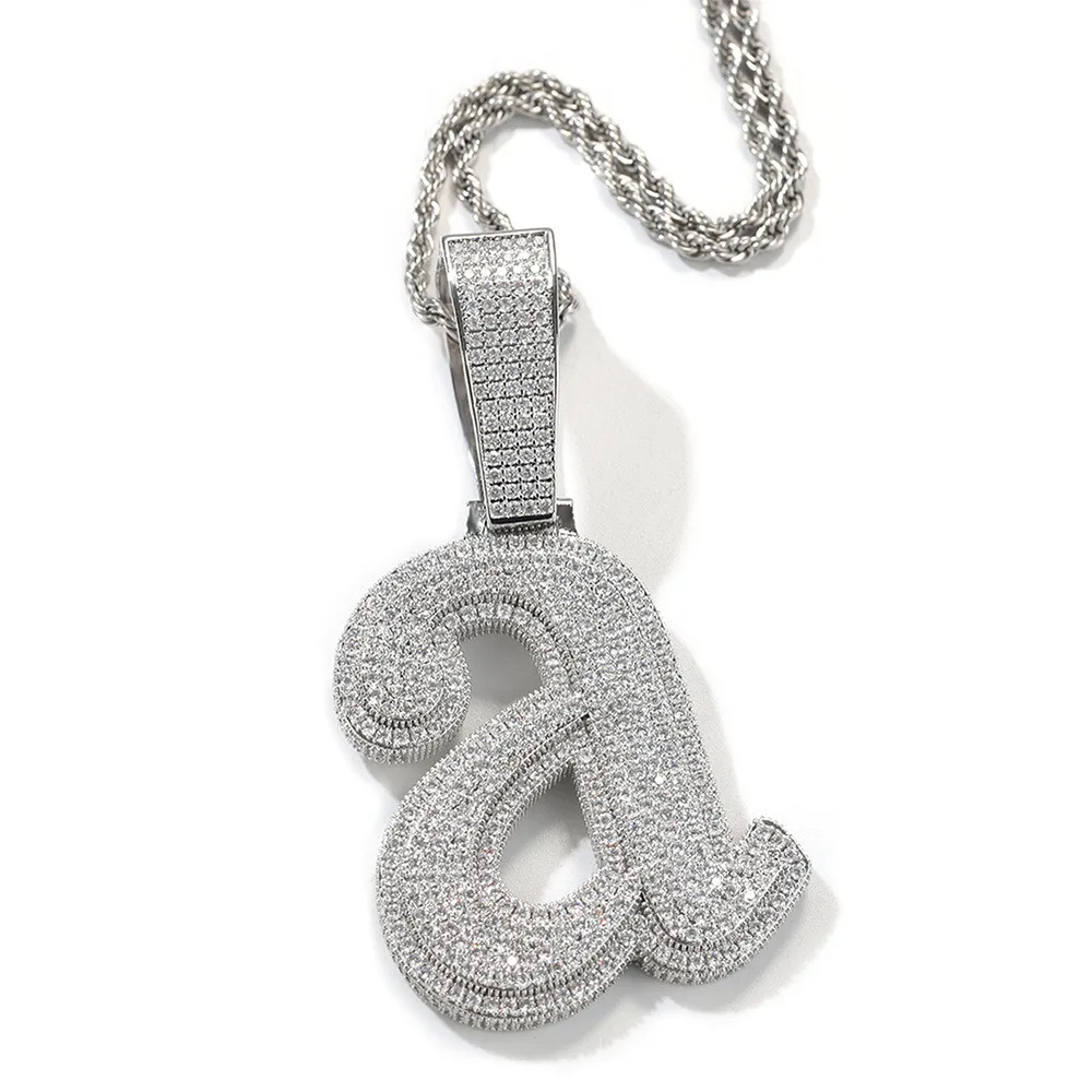 2025 Men's and Women's Necklace Plated with Platinum Zircon Letter A Hip Hop Rock Fashion Jewelry Party Accessories
2025 Men's and Women's Necklace Plated with Platinum Zircon Letter A Hip Hop Rock Fashion Jewelry Party Accessories