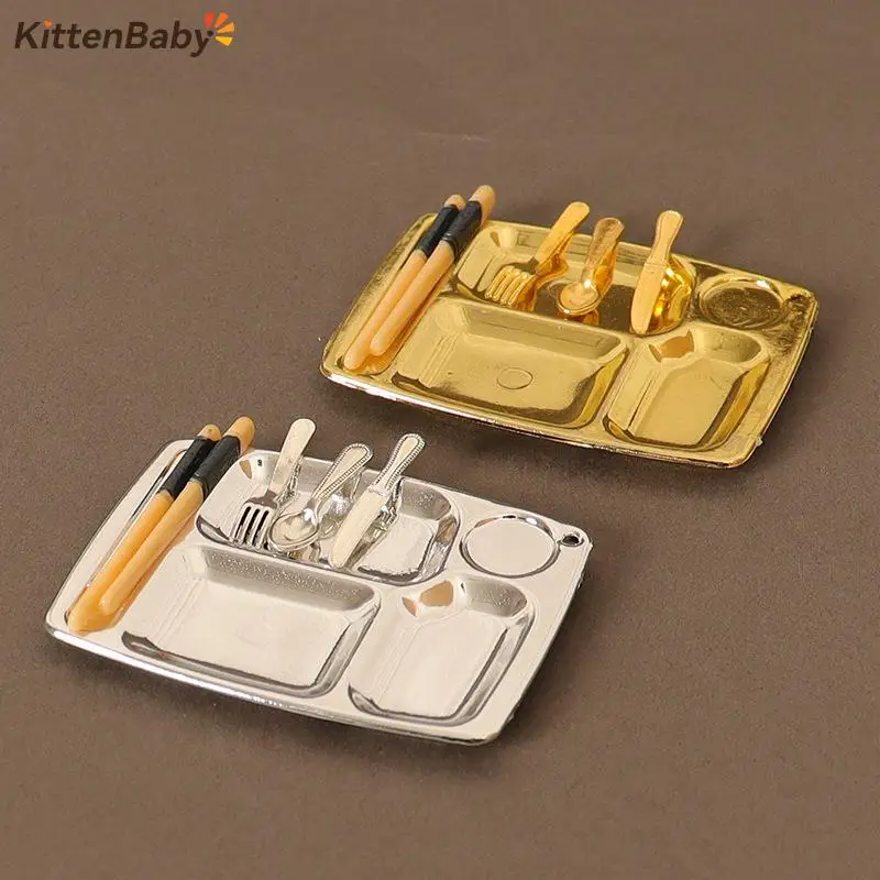 1:12 Dollhouse Miniature Tableware Dinner Plate Fork Spoon Dining Table Set Model Decor Toy Doll House Kitchen Accessories
1:12 Dollhouse Miniature Tableware Dinner Plate Fork Spoon Dining Table Set Model Decor Toy Doll House Kitchen Accessories