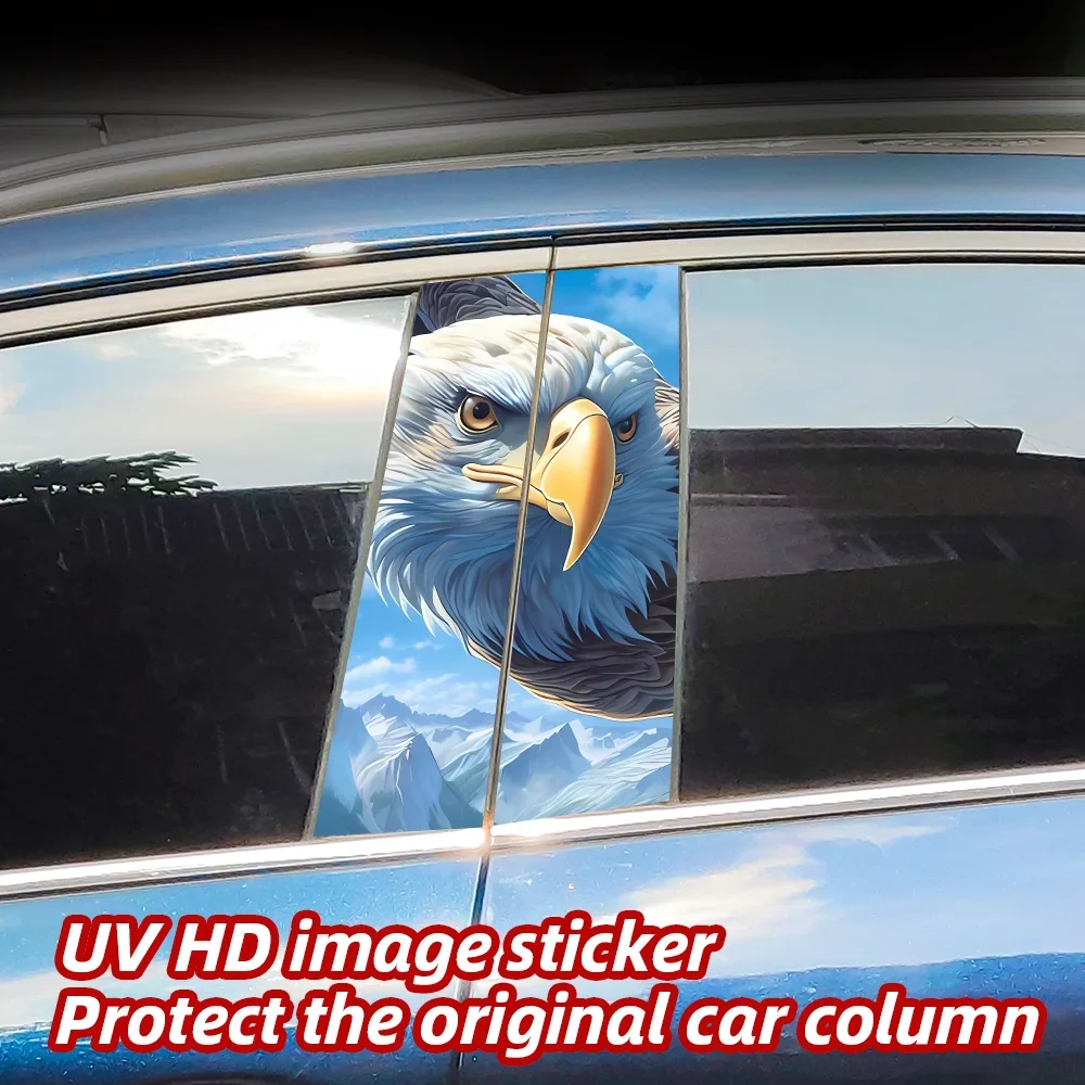 Eagle Car Stickers Waterproof Auto B Pillar Decor Cover Scratches Durable Car Door Pillar Vinyl Decals Vehicle Decor Accessories
Eagle Car Stickers Waterproof Auto B Pillar Decor Cover Scratches Durable Car Door Pillar Vinyl Decals Vehicle Decor Accessories