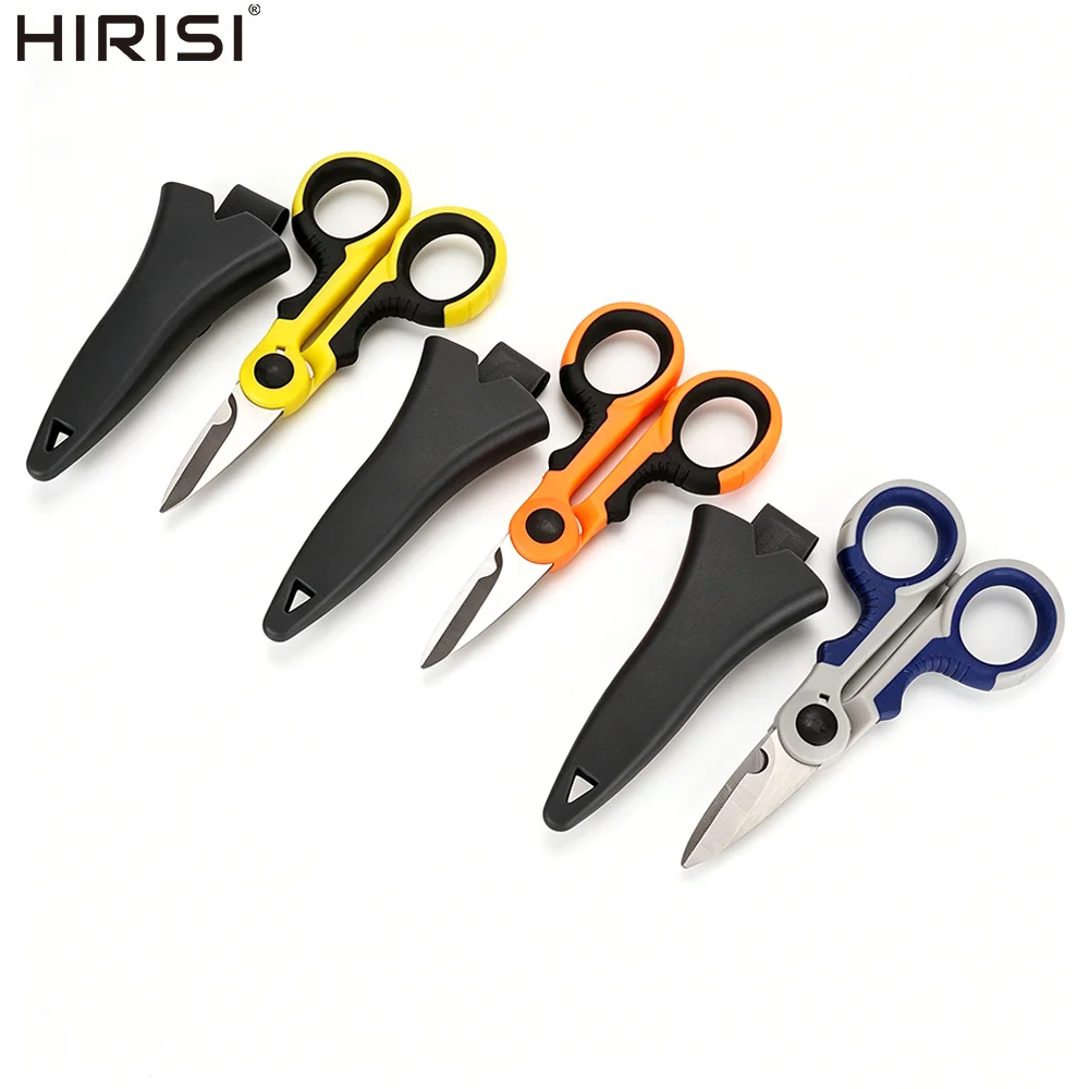 Hirisi JD02 Fishing Scissors with Safety Sheath Stainless Steel Serrated Blade for Braided PE Line Cutter Portable Fishing Tools
Hirisi JD02 Fishing Scissors with Safety Sheath Stainless Steel Serrated Blade for Braided PE Line Cutter Portable Fishing Tools