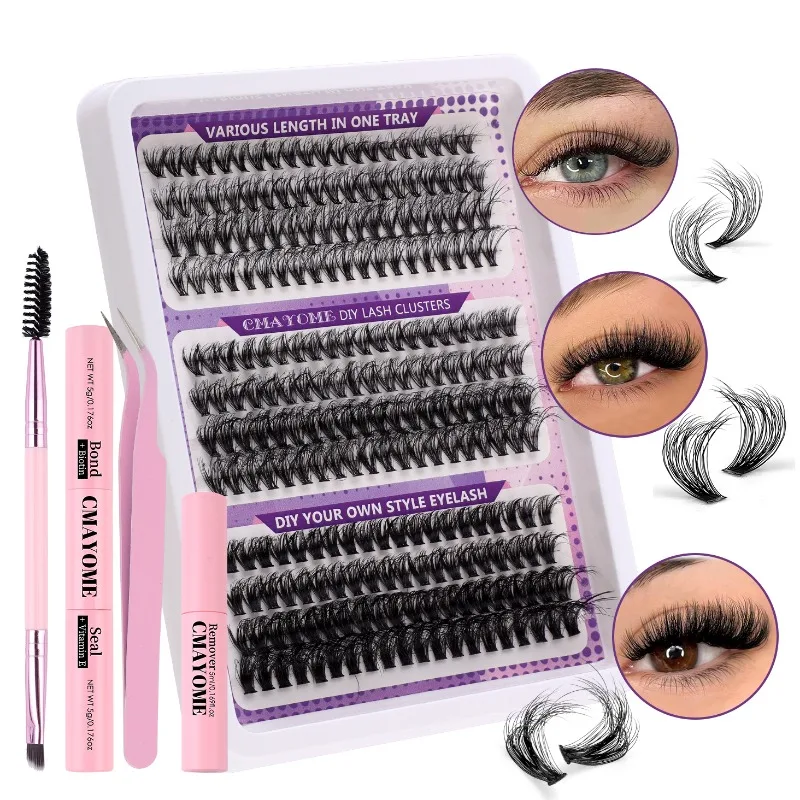 Fluffy Volume False Eyelashes Bond and Seal Lash Remover Kit Individual Cluster 40D 50D 60D 80D 100D Natural Eyelash Extensions
Fluffy Volume False Eyelashes Bond and Seal Lash Remover Kit Individual Cluster 40D 50D 60D 80D 100D Natural Eyelash Extensions