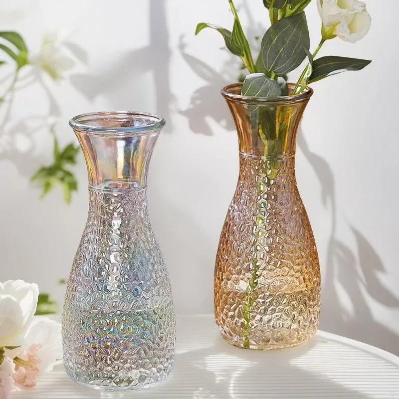 Transparent Glass Vase Ornament Living Room Flower Arrangement Water Raising Flowers Light Luxury High-end Nordic Decoration
Transparent Glass Vase Ornament Living Room Flower Arrangement Water Raising Flowers Light Luxury High-end Nordic Decoration