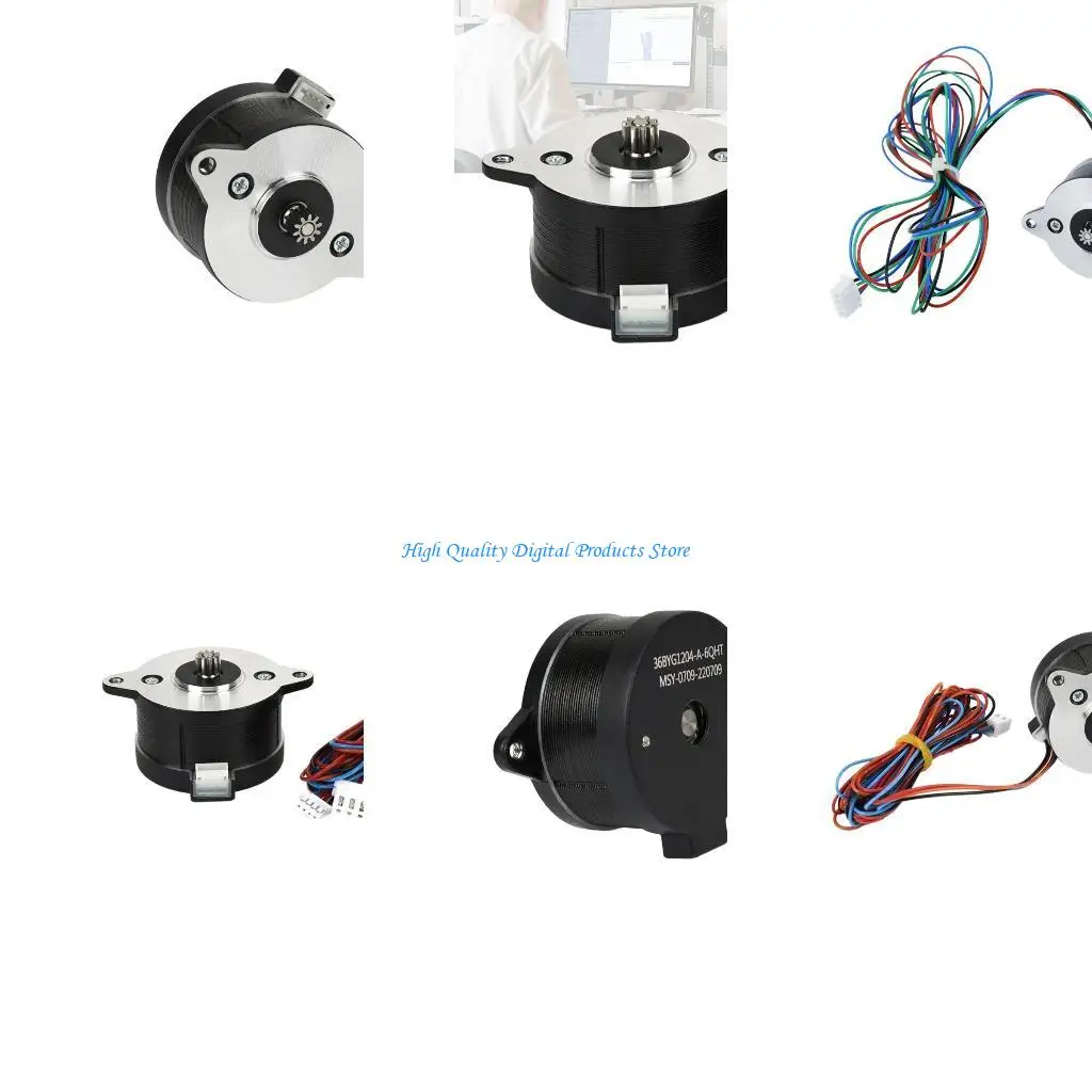 U2JE Stepper Motor Round Body Extruder 10 Tooth Gear Project Accessory for Voron 2.4
U2JE Stepper Motor Round Body Extruder 10 Tooth Gear Project Accessory for Voron 2.4