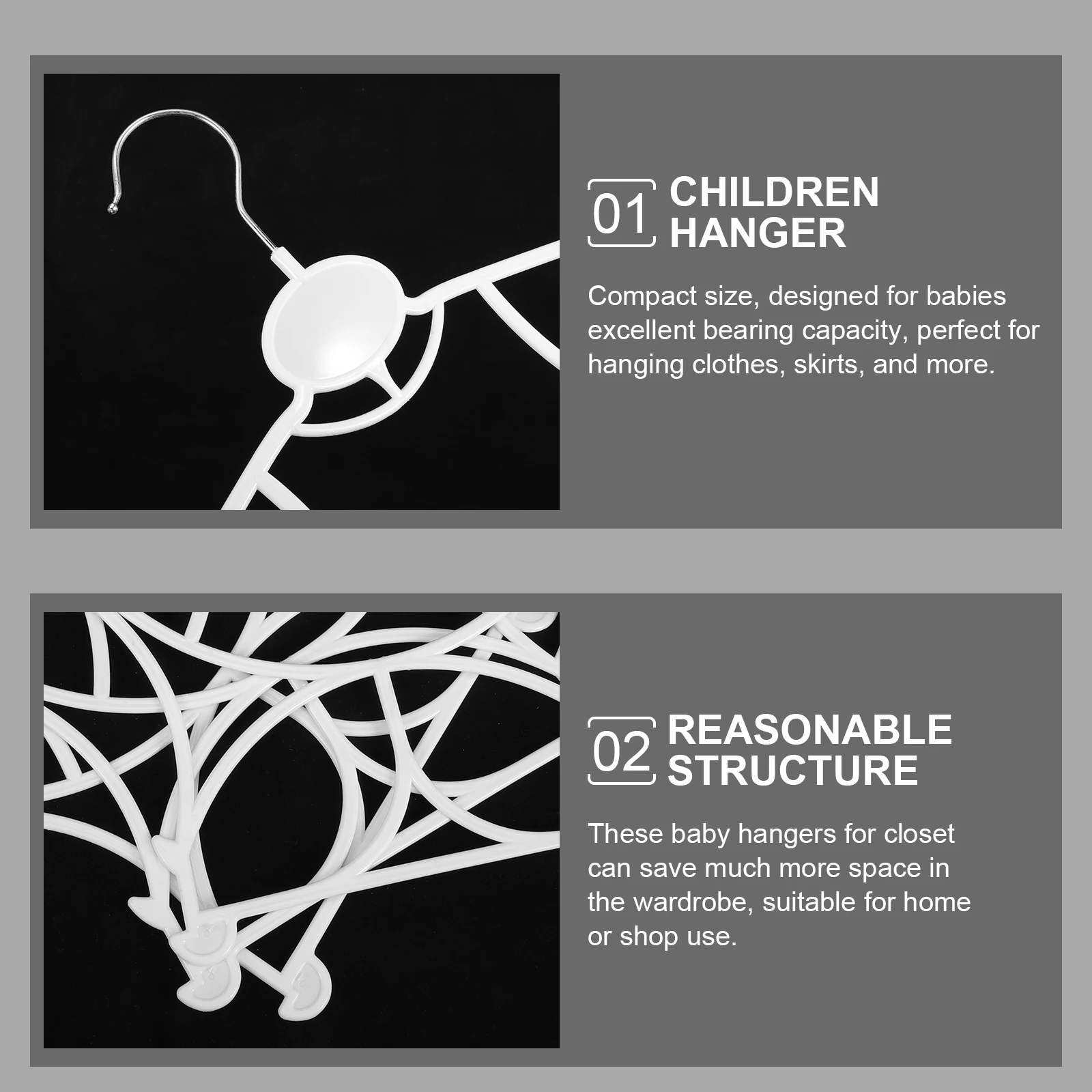 10Pcs Kids Hangers Small Baby Clothes Hangers for Toddler Boys Girls Closet Wardrobe Storage Plastic Lightweight
10Pcs Kids Hangers Small Baby Clothes Hangers for Toddler Boys Girls Closet Wardrobe Storage Plastic Lightweight