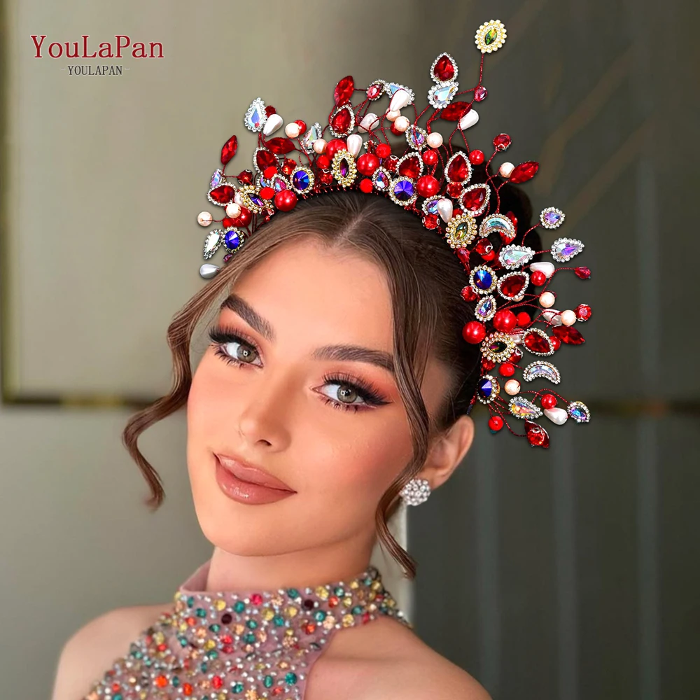 YouLaPan Luxury Bride Crown Headband Royal Court Party Headwear Rhinestone Crystal Wedding Headpieces Hair Accessories HP844
YouLaPan Luxury Bride Crown Headband Royal Court Party Headwear Rhinestone Crystal Wedding Headpieces Hair Accessories HP844