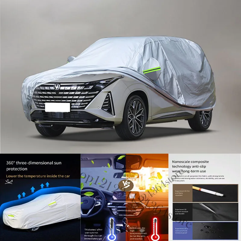 For Changan Uni-Z Auto Anti snow Anti dust Anti-uv Anti peeling paint And Anti Rainwater 210t car cover Car cover protection
For Changan Uni-Z Auto Anti snow Anti dust Anti-uv Anti peeling paint And Anti Rainwater 210t car cover Car cover protection
