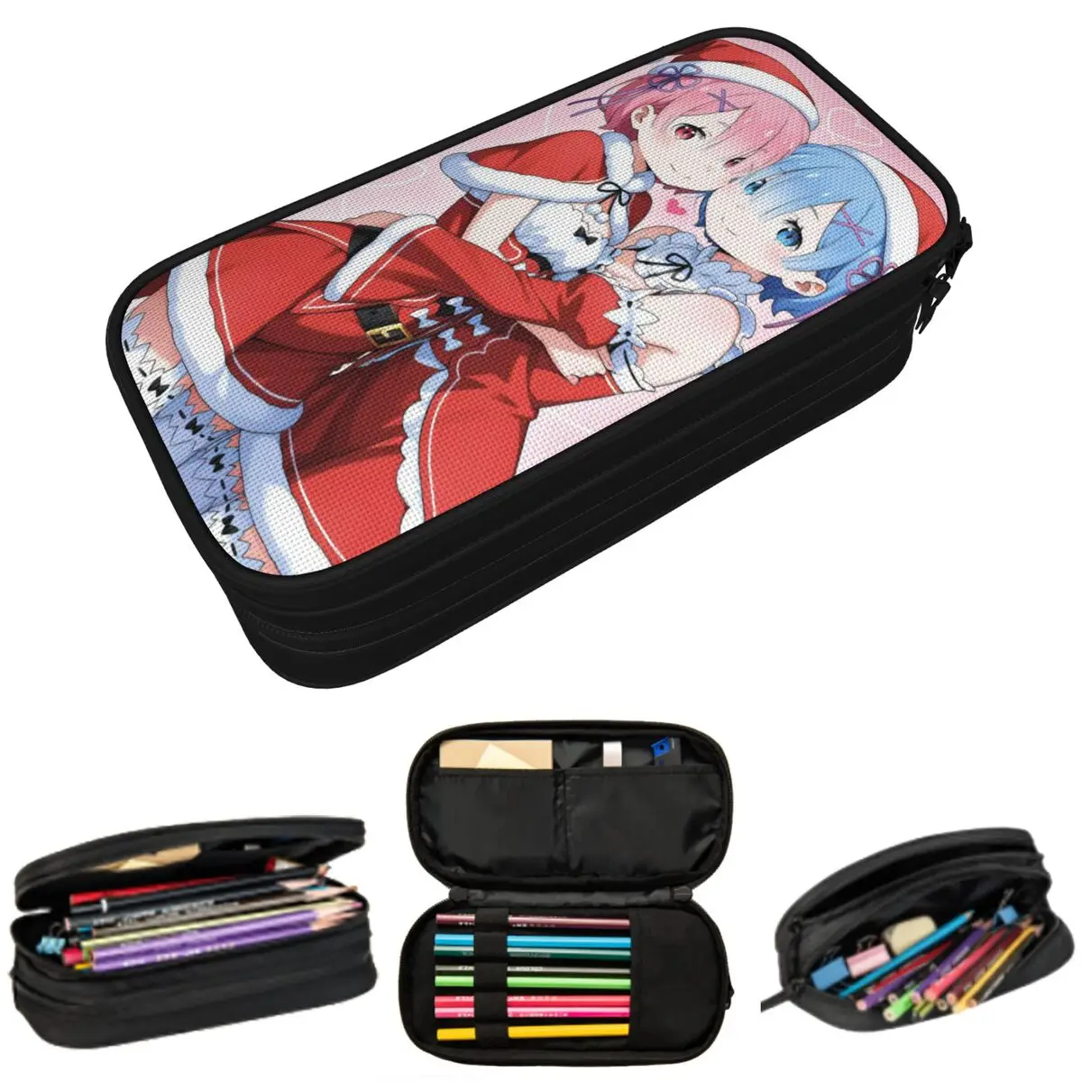 Пенал для ручек и карандашей с изображением Рам из аниме Re:Zero - Жизнь в другом мире, школьный пенал, сумка для канцелярских принадлежностей, держатель для ручек
Пенал для ручек и карандашей с изображением Рам из аниме Re:Zero - Жизнь в другом мире, школьный пенал, сумка для канцелярских принадлежностей, держатель для ручек