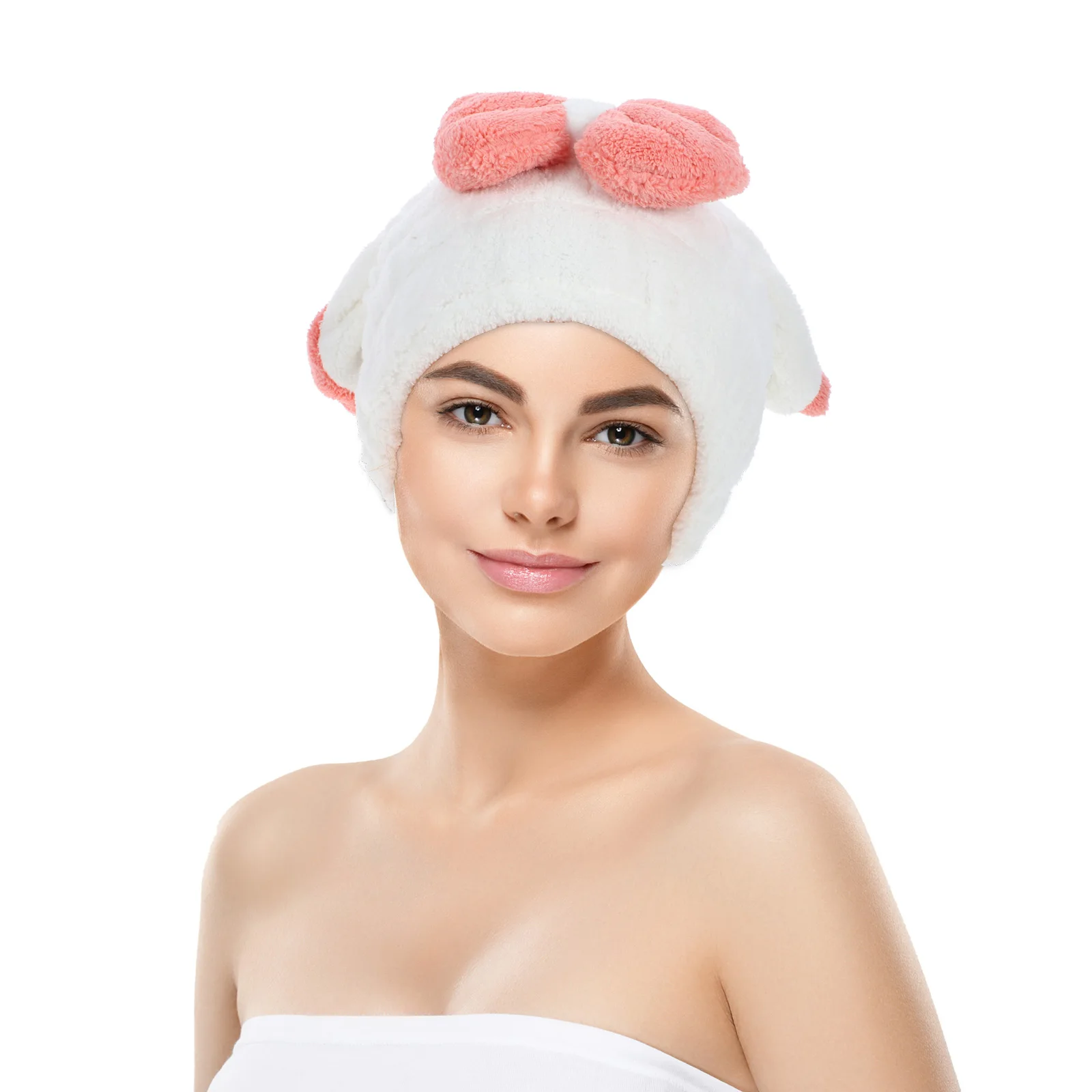 2pcs Quick-drying Hair Towel Women Water-absorbing Shower Cap Elastic Girls Hat Pink Travel Bath Towel Head Wrap Dry Hair
2pcs Quick-drying Hair Towel Women Water-absorbing Shower Cap Elastic Girls Hat Pink Travel Bath Towel Head Wrap Dry Hair
