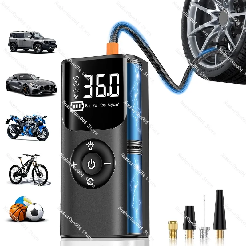 High Pressure Wireless Rechargeable Digital 150Psi Inflator Car Electric Portable Compressor Tire Air Pump Tire Inflator
High Pressure Wireless Rechargeable Digital 150Psi Inflator Car Electric Portable Compressor Tire Air Pump Tire Inflator