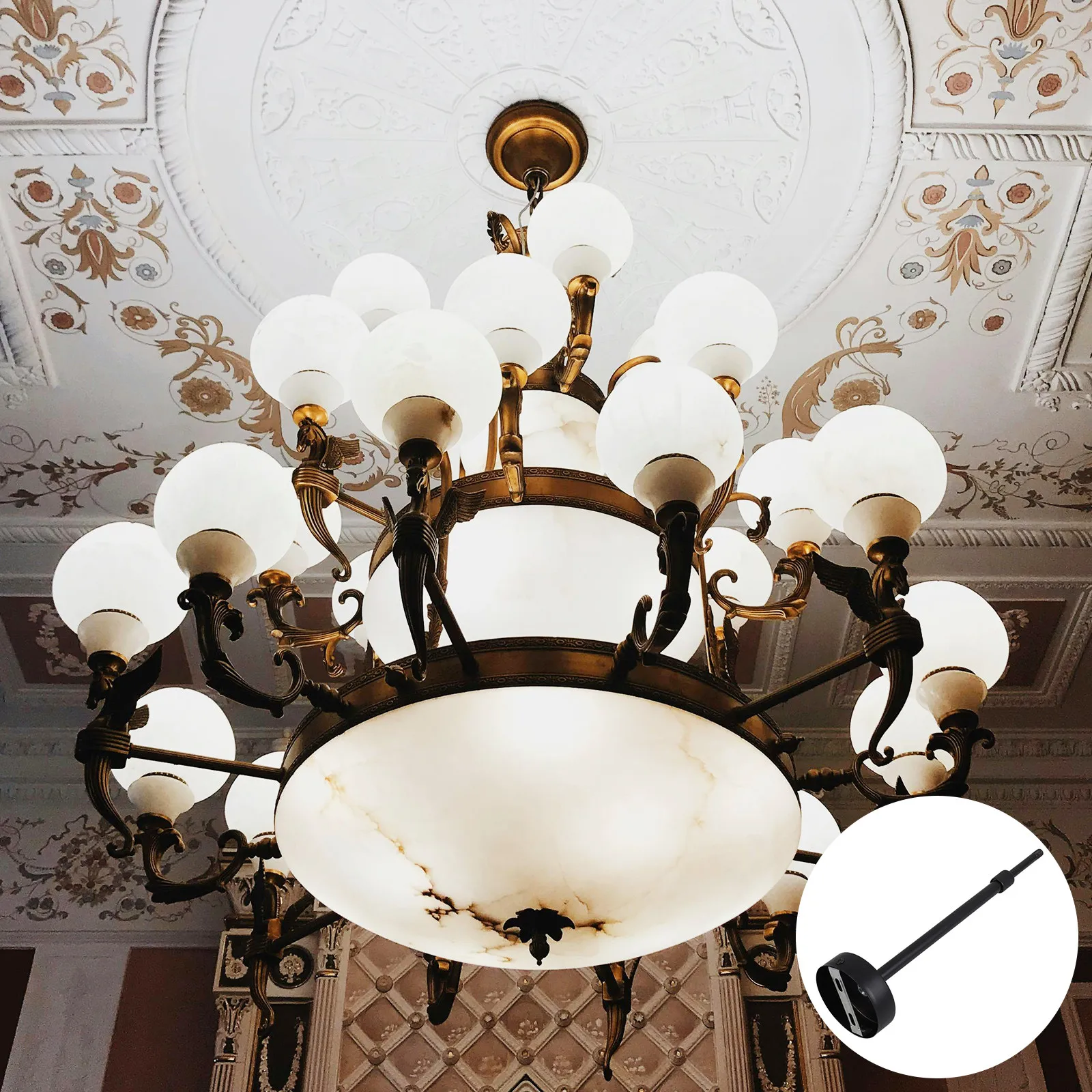 Adjustable Telescopic Light Extension Rod for Pendant Light Fixtures Downrods Fluorescent Lamp Support Modern Office Restaurant
Adjustable Telescopic Light Extension Rod for Pendant Light Fixtures Downrods Fluorescent Lamp Support Modern Office Restaurant