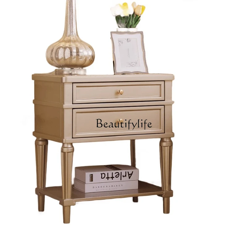 All-pure solid wood side table, sofa side table, living room small coffee table side cabinet, American furniture
All-pure solid wood side table, sofa side table, living room small coffee table side cabinet, American furniture