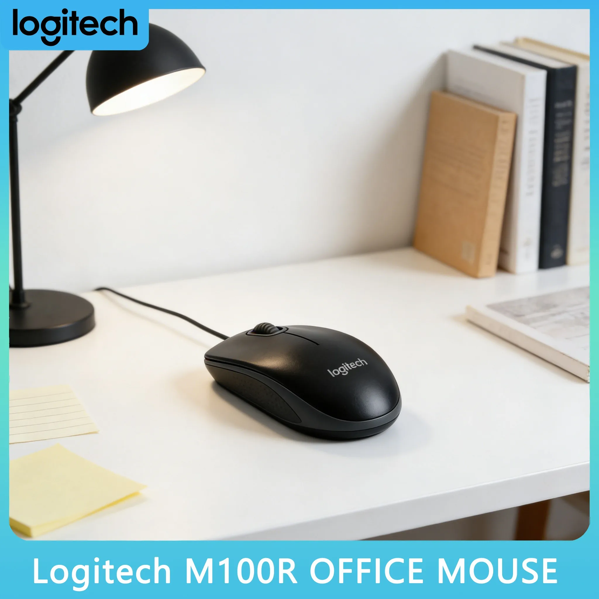 Проводная USB-мышь Logitech M100R, совместимая с различными системами, для дома и офиса
Проводная USB-мышь Logitech M100R, совместимая с различными системами, для дома и офиса