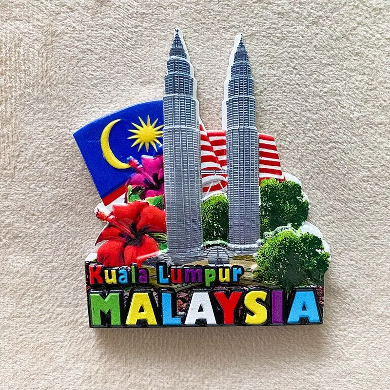 Kuala Lumpur, Malaysia 3D Twin Towers Fridge Magnet Travel Souvenir Home Magnetic Decoration 
Kuala Lumpur, Malaysia 3D Twin Towers Fridge Magnet Travel Souvenir Home Magnetic Decoration